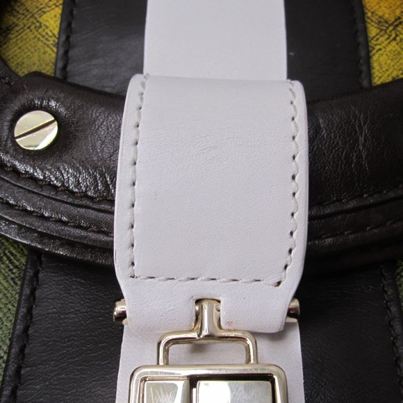 L.A.M.B. Carlisle Foldover Clutch in Ombre Rasta with Dust Bag - Gwen Stefani - Picture 15 of 16